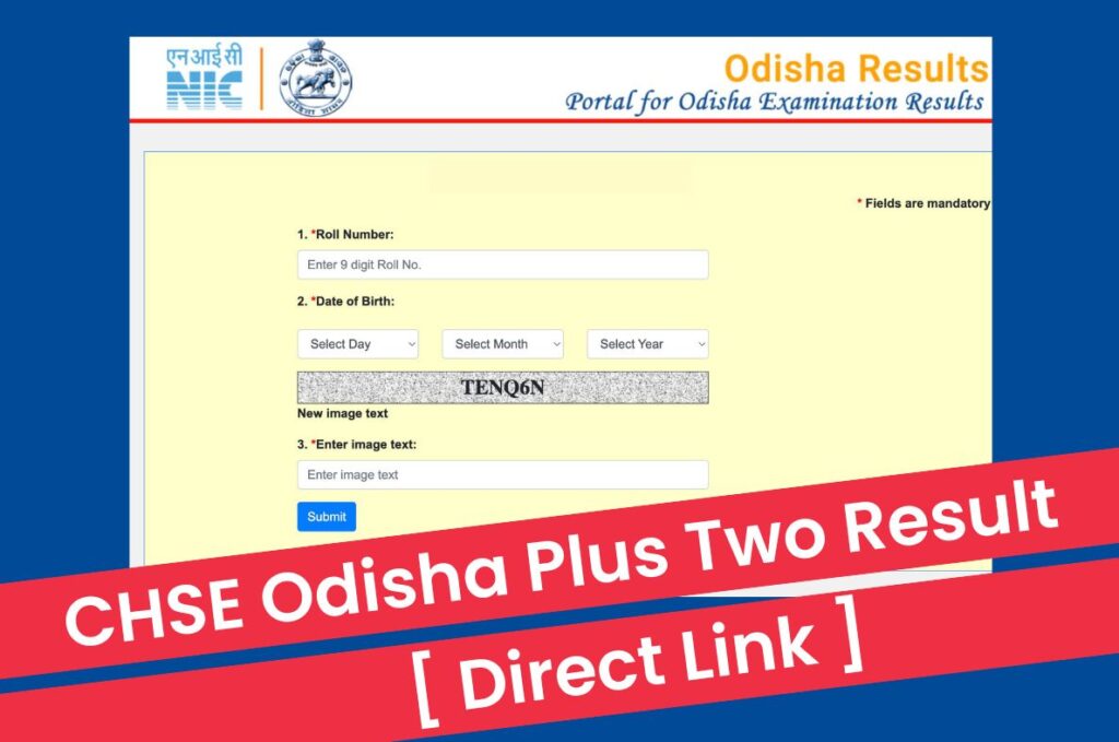 Odisha CHSE Plus Two Result 2023, Class 12 Marksheet @ orissaresults.nic.in Direct Link