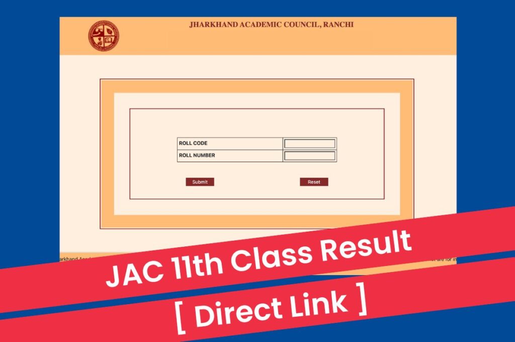 JAC 11th Result 2023, Jharkhand Board Class 11 Marksheet @ www.jacresults.com Direct Link
