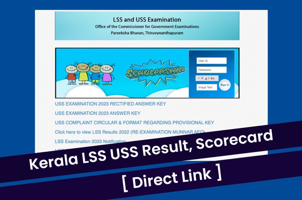 Kerala LSS USS Result 2023, Download Scholarship Scorecard @ bpekerala.in Direct Link