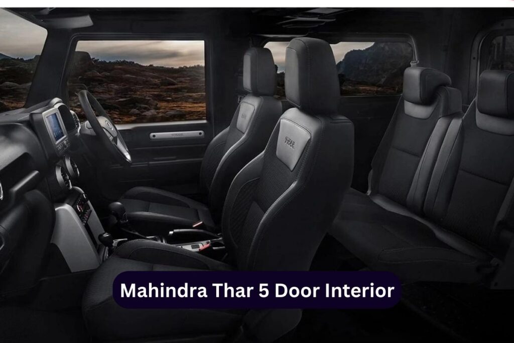 Mahindra Thar 5 Door Interior